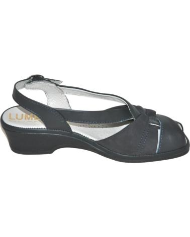 Sandalias de Mujer LUMEL 4X-487 MATE SANDALIA ANATOMICA ANCHO ESPECIAL MUY COM BLUE 502-142