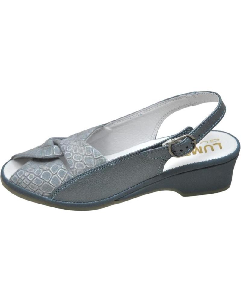Sandales pour Femme LUMEL 4X-498 CLAMIRA SANDALIA ANATOMICA ANCHO ESPECIAL MUY BLUE VEGAS 1272-2252