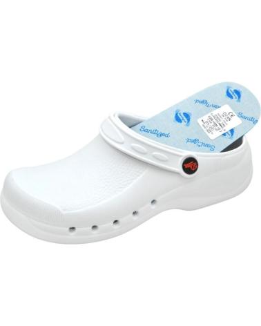 Sabots pour Femme et Homme DIAN EVA PLUS ZUECO UNISEX PARA PLANTILLAS BLANCO