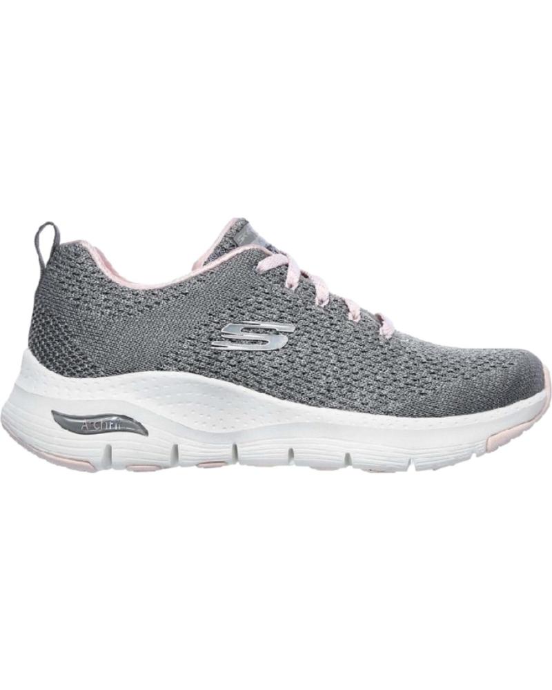 Deportivas de Mujer y Niña SKECHERS ARCH FIT - SUNNY OUTLOOCK GRIS
