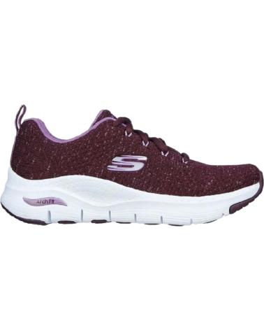 Deportivas de Mujer SKECHERS ARCH FIT-GLEE FOR ALL BURDEOS GRANATE