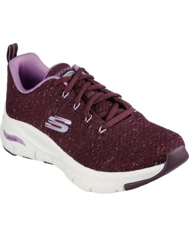Deportivas de Mujer SKECHERS ARCH FIT-GLEE FOR ALL BURDEOS GRANATE