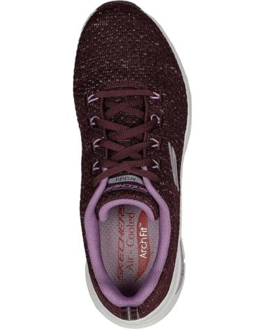 Deportivas de Mujer SKECHERS ARCH FIT-GLEE FOR ALL BURDEOS GRANATE