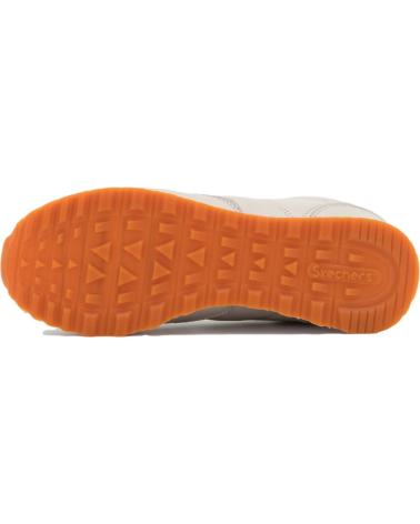 Zapatillas deporte pour Femme SKECHERS 699-TPE TAUPE DURALEATHER- SILVER GLITTER TRIM MARRóN