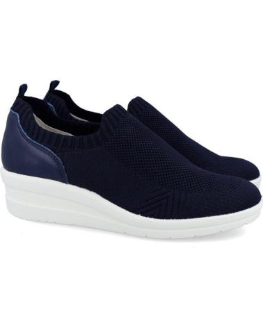 Zapatos de cuña de Mujer IMAC ZAPATILLAS AZULES CASUAL 02751-009 BLU-BLU TESS