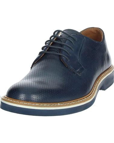 Zapatos de Hombre IMAC ZAPATO CASUAL PIEL AZUL 28261-009 BLU-BLU VITELLO ALFA MAIALINO FODERA PELLE