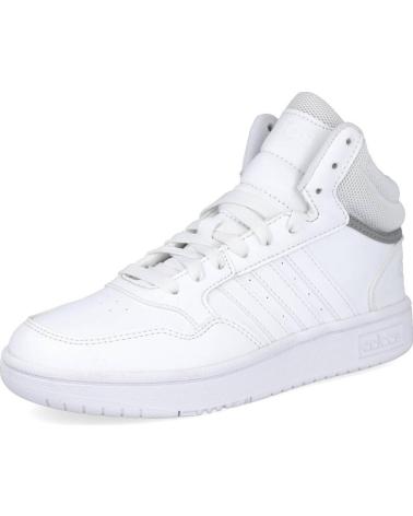 Sportivo per Bambino ADIDAS GW0401 NINO HOOP MID 3 0 K BLANCO