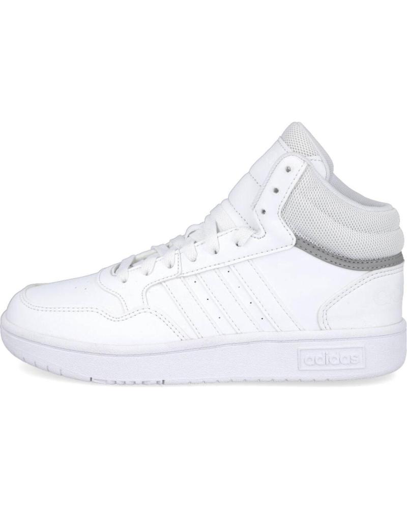 Sportivo per Bambino ADIDAS GW0401 NINO HOOP MID 3 0 K BLANCO