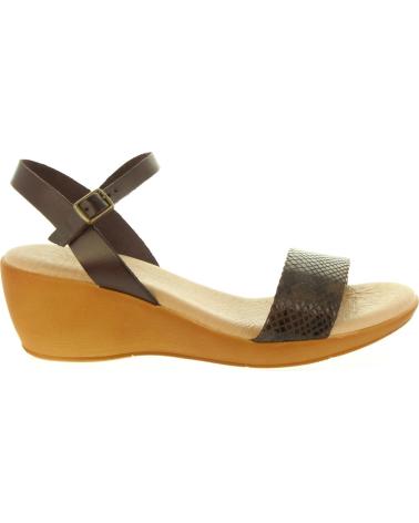 Sandalias de Mujer CUMBIA 31009 SERPIENTE MARRON