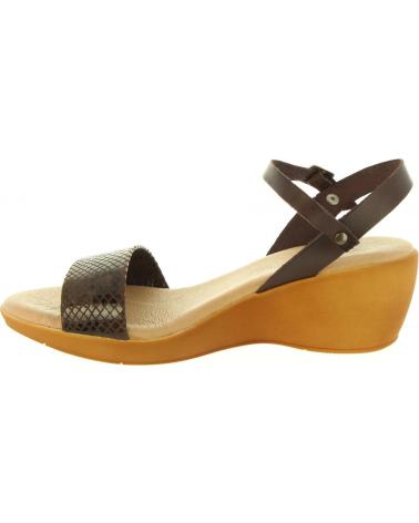 Woman Sandals CUMBIA 31009 SERPIENTE MARRON