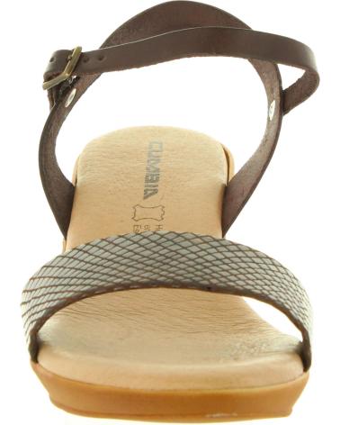Woman Sandals CUMBIA 31009 SERPIENTE MARRON