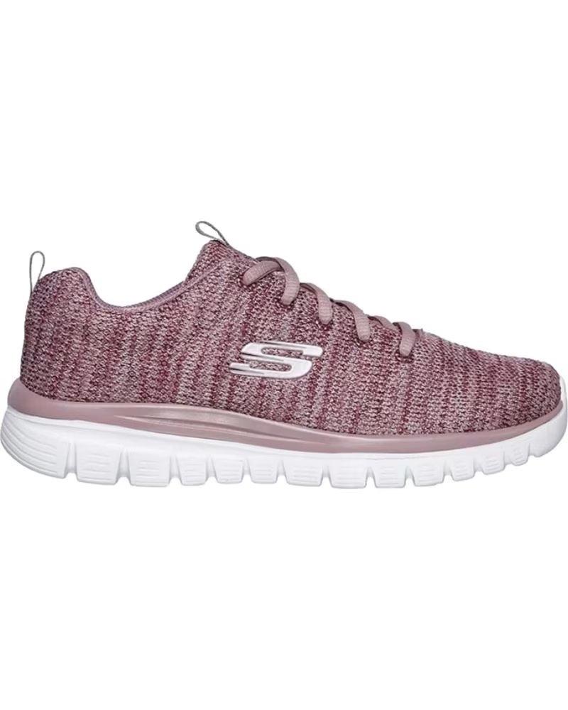 SKECHERS GRACEFUL TWISTED FORTUNE BASKETS FEMME VIOLETA