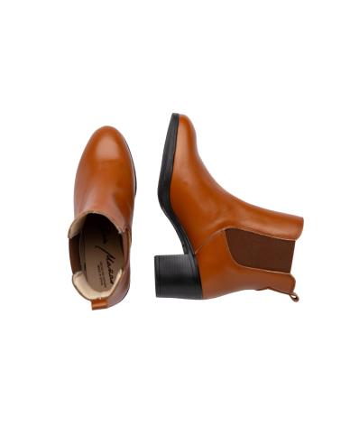 Stivaletti per Donna EVA MAÑAS BOTIN PIEL 1303 CUERO