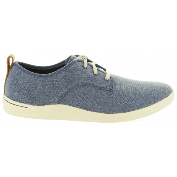 Schuhe für Herren CLARKS 26132276 MAPPED BLUE FABRIC