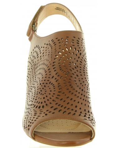 Chaussures compensées pour Femme CLARKS 26131855 RAVEN TAN LEATHER