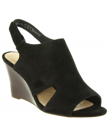 Chaussures compensées pour Femme CLARKS 26131851 RAVEN BLACK SDE