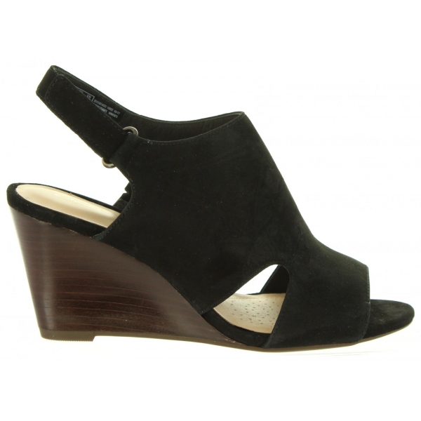 Chaussures compensées pour Femme CLARKS 26131851 RAVEN BLACK SDE
