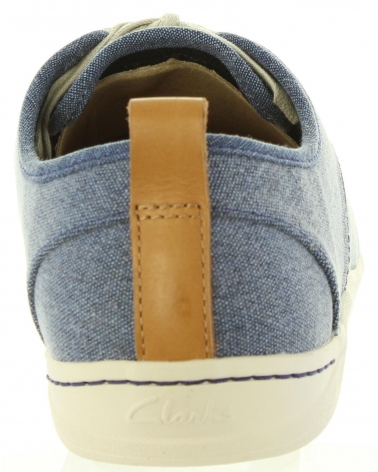 Schuhe für Herren CLARKS 26132276 MAPPED BLUE FABRIC