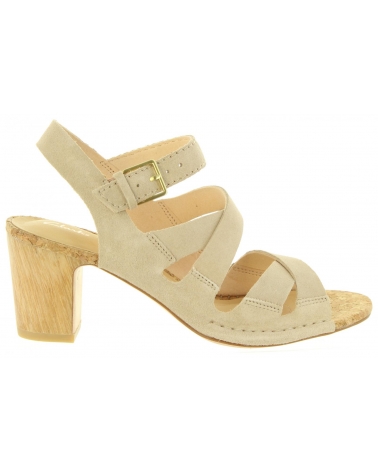 Woman Sandals CLARKS 26131830 SPICED SAND SUEDE