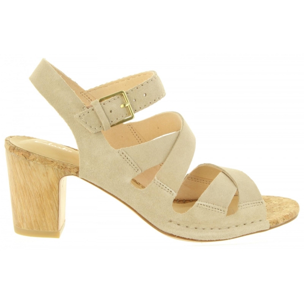 Sandálias de Mulher CLARKS 26131830 SPICED SAND SUEDE
