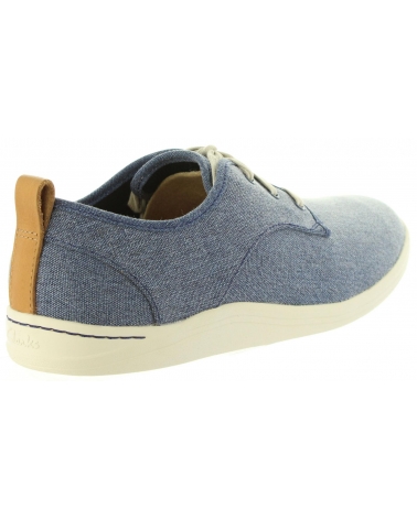 Schuhe für Herren CLARKS 26132276 MAPPED BLUE FABRIC