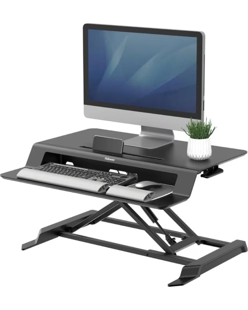 FELLOWES Soporte de Sobremesa Elevable Sit-Stand Lotus LT- hasta 17kg- Negro