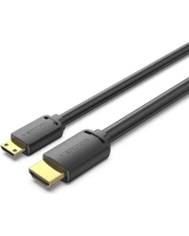VENTION Cable HDMI 4K AGHBH- HDMI Macho - Mini HDMI Macho- 2m- Negro