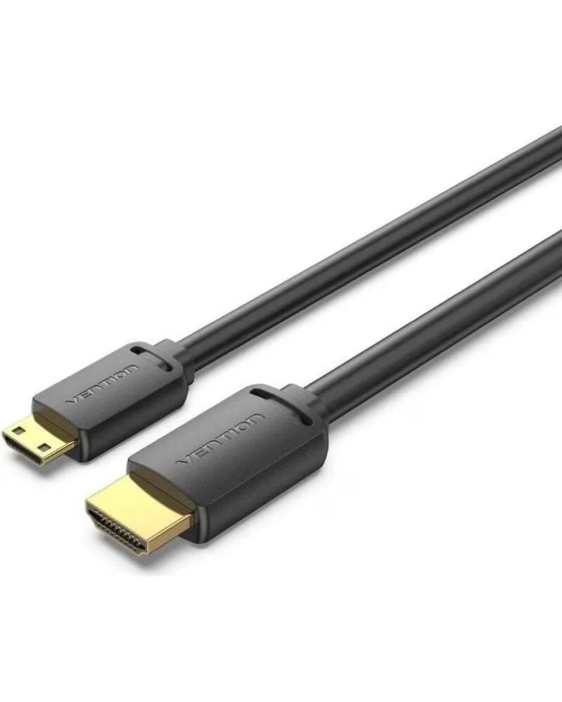 VENTION Cable HDMI 4K AGHBH- HDMI Macho - Mini HDMI Macho- 2m- Negro