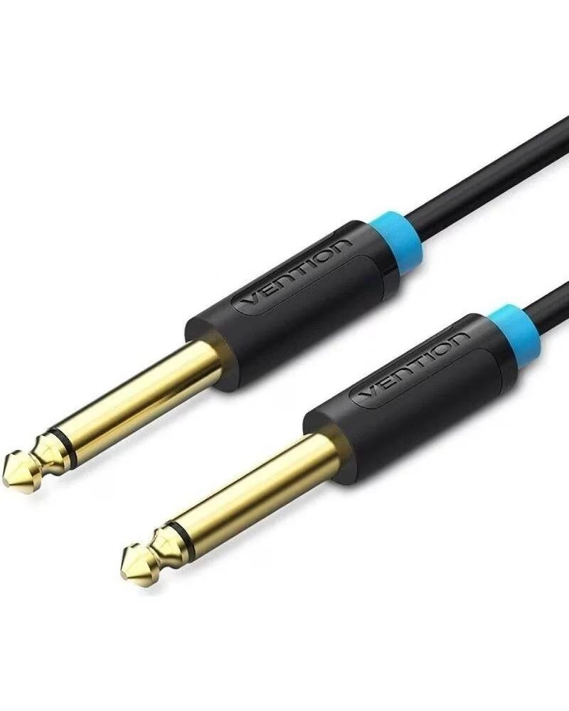 VENTION Cable Mono BAABJ- Jack 6 5 Macho - Jack 6 5 Macho- 5m- Negro