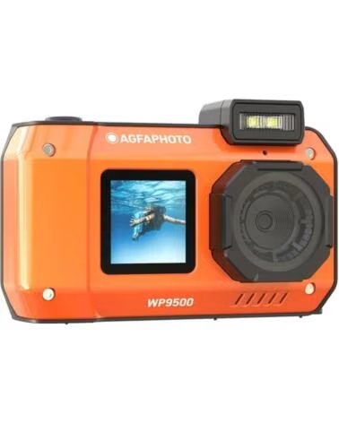 AGFAPHOTO Camara Digital Deportiva Realishot WP9500- 24MP- Naranja