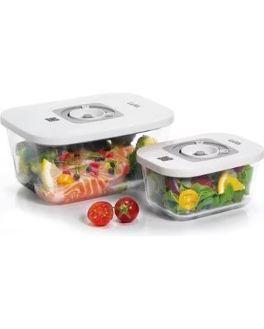 LAICA 2ER-PACK GLASBEHÄLTER VT33060 MIT VAKUUMFUNKTION KAPAZITÄT 0,5 - 1,5L