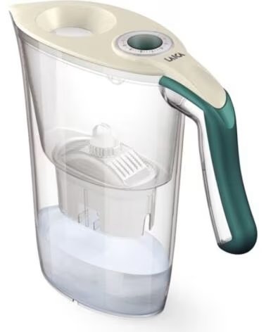JARRA FILTRANTE LAICA CARMEN TOSCA 2,3L VERDE OSCURO CON 1 FILTRO BI-FLUX