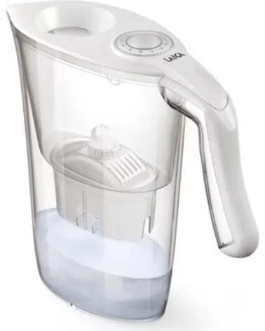 LAICA JARRA FILTRANTE CARMEN TOSCA 2,3L BLANCA CON 1 FILTRO BI-FLUX