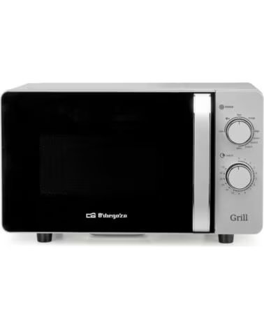 ORBEGOZO Microondas MIG 2072 CE- 700W- Capacidad 20L- Funcion Grill- Gris