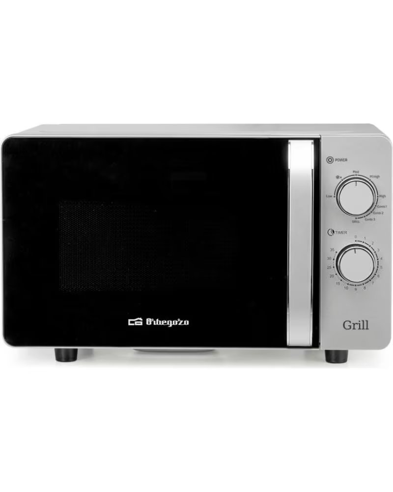 ORBEGOZO Microondas MIG 2072 CE- 700W- Capacidad 20L- Funcion Grill- Gris
