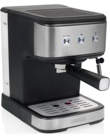 PRINCESS Cafetera Expreso y Capsulas 249441- 20 Bares