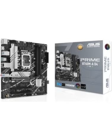 ASUS Placa Base Prime B760M-A D4-CSM- Socket 1700- DDR4- PCIe 4 0- Micro ATX