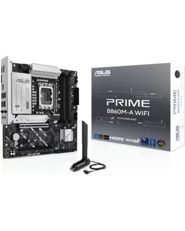 ASUS Placa Base Prime B860M-A WIFI Socket 1851- DDR5- PCIe 5 0- Micro ATX