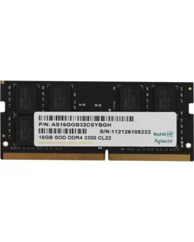 APACER Memoria RAM ES 16G21 PSH 16GB- DDR4- 3200MHz- 1 2V- CL22- SODIMM