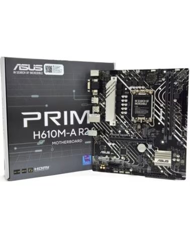 ASUS Placa Base Prime H610M-A R2 0- Socket 1700- DDR5- PCIe 4 0- Micro ATX
