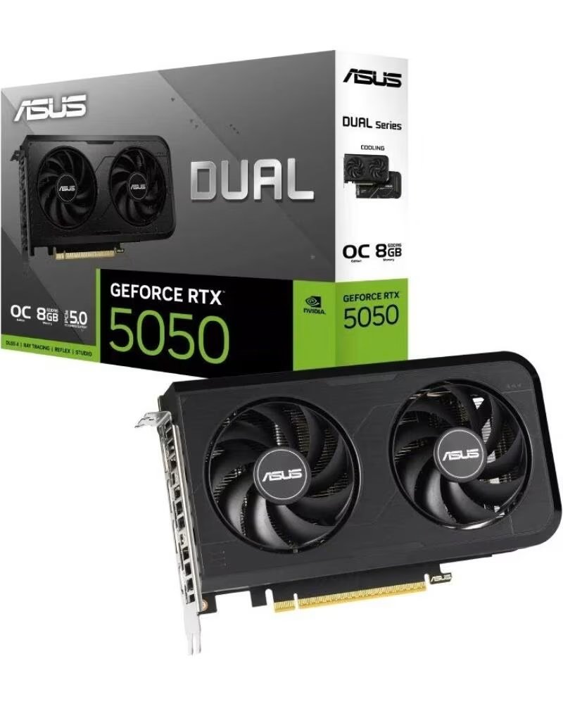 ASUS Tarjeta Grafica Dual GeForce RTX 5050 OC- 8GB GDDR6