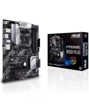 ASUS Placa Base Prime B550-PLUS Socket AM4- DDR4- PCIe 4 0