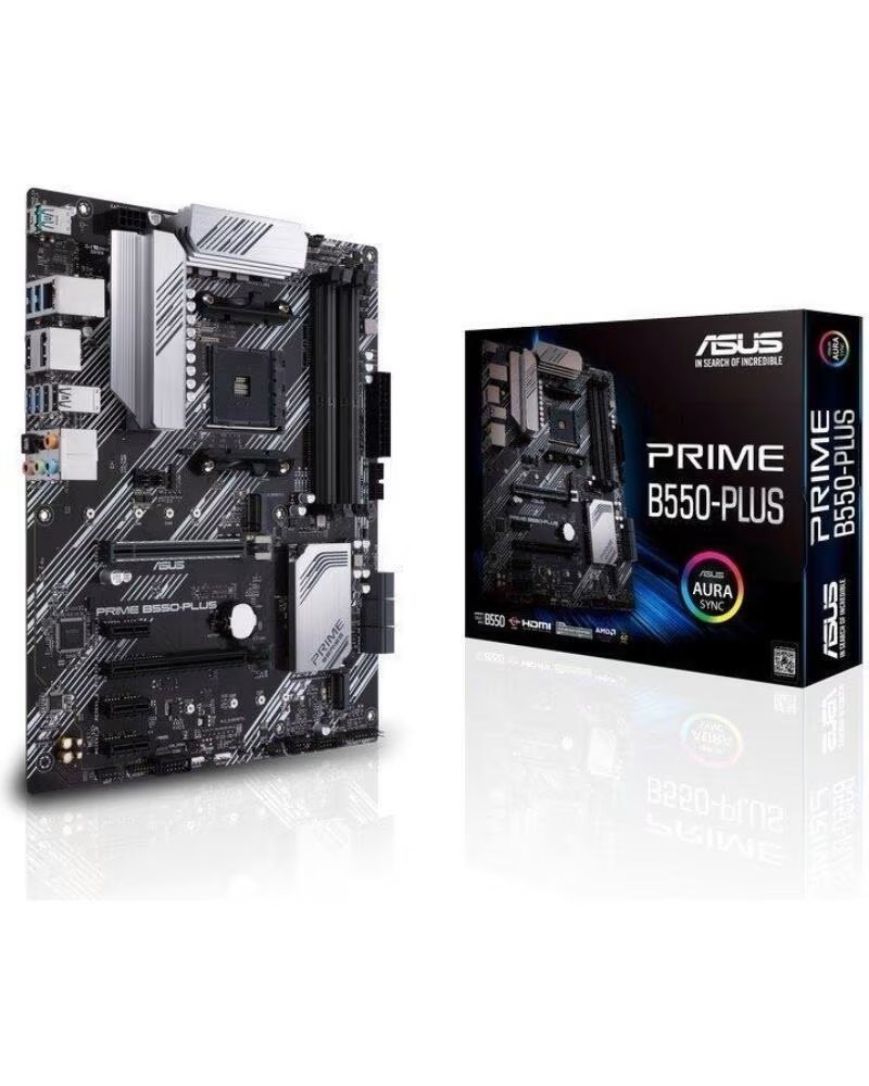 ASUS Placa Base Prime B550-PLUS Socket AM4- DDR4- PCIe 4 0