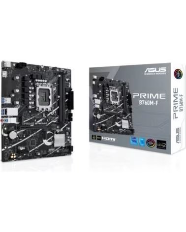 ASUS Placa Base Prime B760M-F Socket 1700- DDR5- PCIe 4 0- Micro ATX