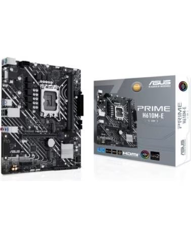 ASUS Placa Base Prime H610M-E-CSM- Socket 1700- DDR5- PCIe 4 0- Micro ATX