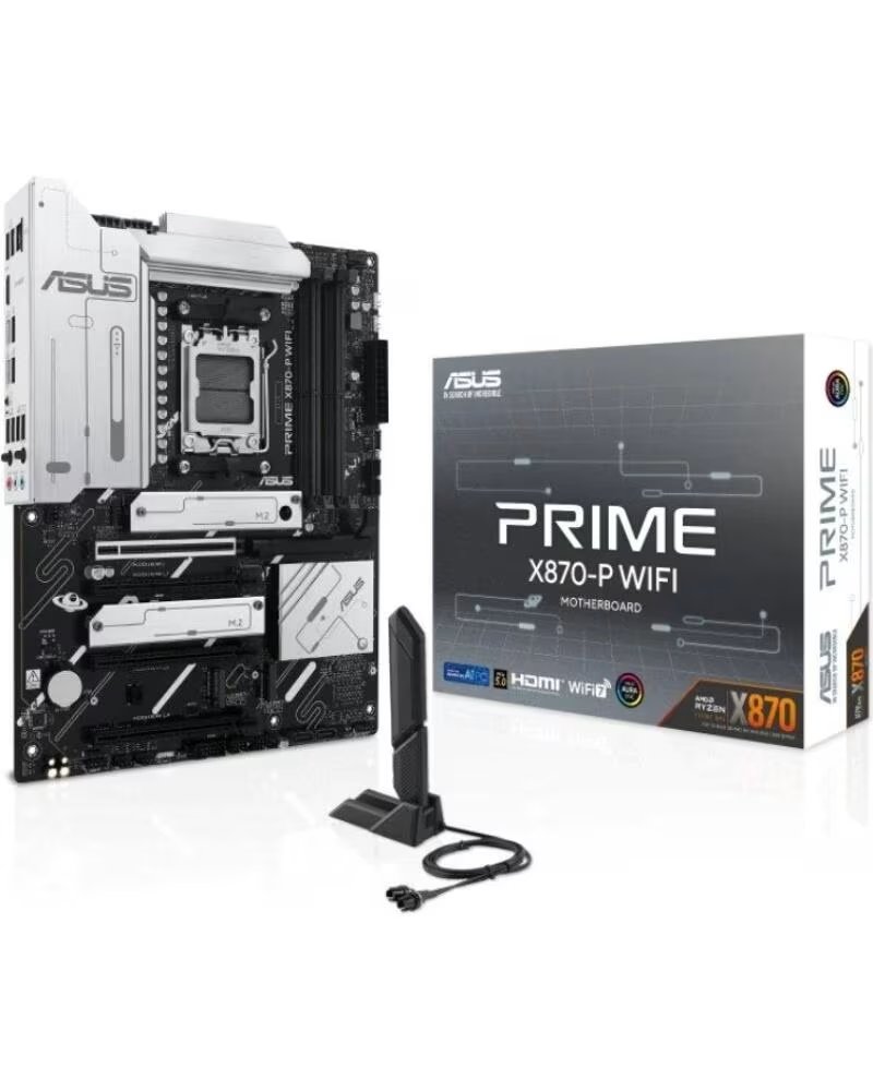ASUS Placa Base Prime X870-P WIFI- Socket AM5- DDR5- PCIe 5 0
