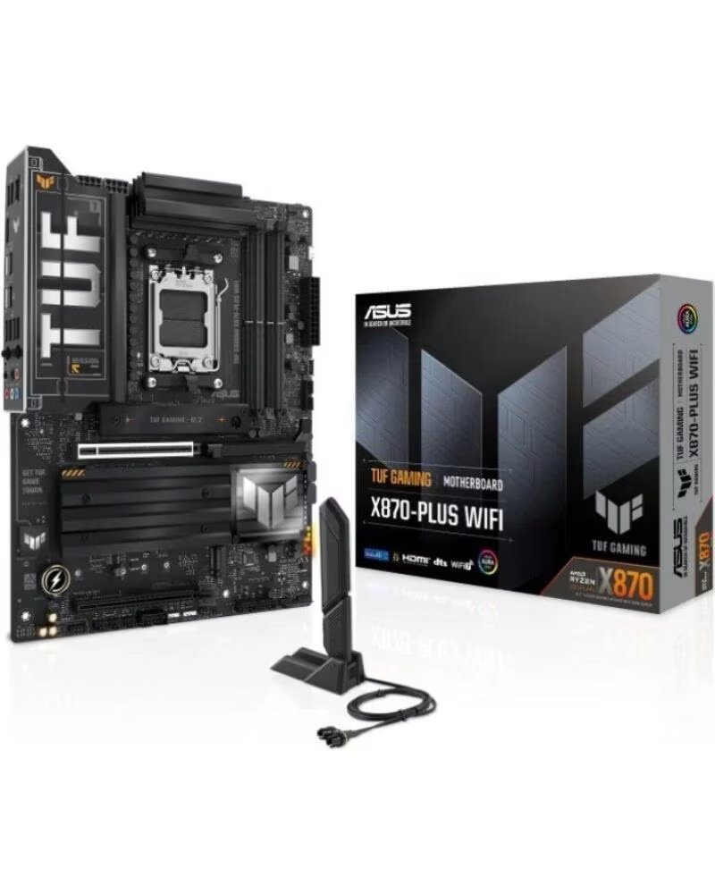 ASUS Placa Base TUF GAMING X870-PLUS WIFI- Socket AM5- DDR5- PCIe 5 0