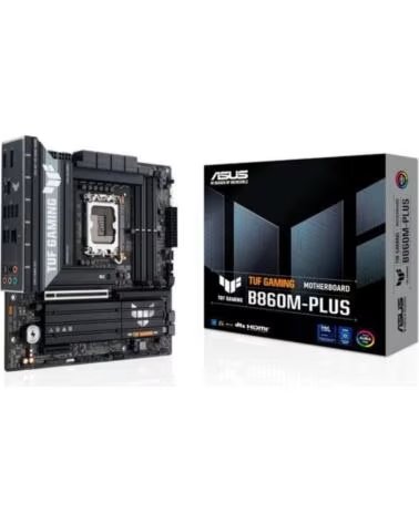 ASUS Placa Base TUF GAMING B860M-PLUS Socket 1851- DDR5- PCIe 5 0- Micro ATX
