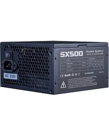 HIDITEC Fuente de Alimentacion SX 500 BULK- 500W- Ventilador 12cm- Incluye cable de alimentacion 1 5m