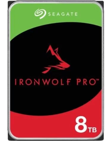 SEAGATE Disco Duro IronWolf Pro NAS ST8000NT001 8TB- 3 5- SATA III- 256MB